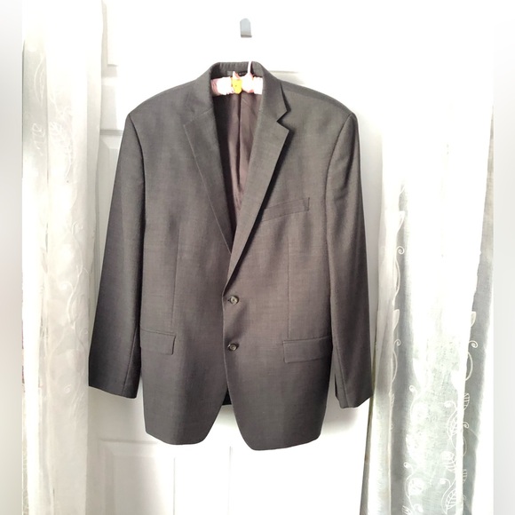 Lauren Ralph Lauren two Button Blazer Jacket 100% Wool men size 44 R